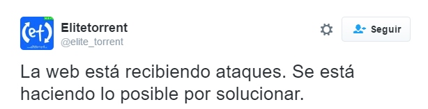 Imagen - EliteTorrent se cae por un ataque