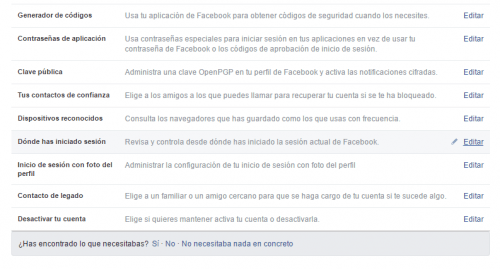 Imagen - Cómo cerrar sesión en Facebook desde otro ordenador