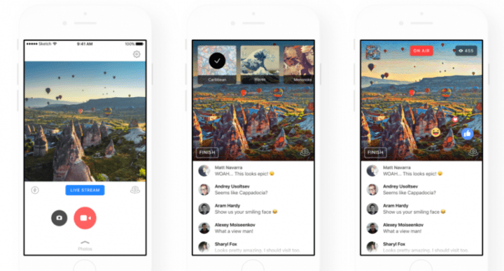Imagen - Facebook Live a&ntilde;ade los filtros de Prisma a sus v&iacute;deos en directo
