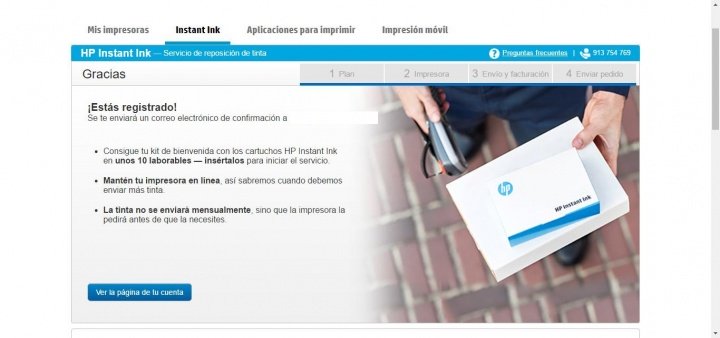 Imagen - Probamos HP Instant Ink, el servicio de reposición de tinta con el que pagamos por página