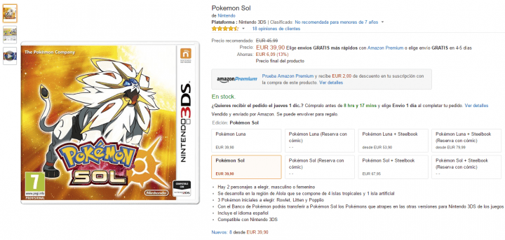 Imagen - Dónde comprar Pokémon Sol y Luna