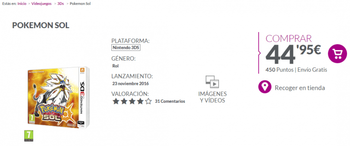 Imagen - Dónde comprar Pokémon Sol y Luna