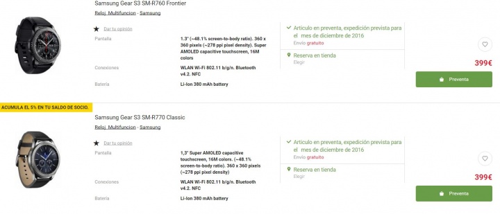 Imagen - D&oacute;nde comprar el Samsung Gear S3