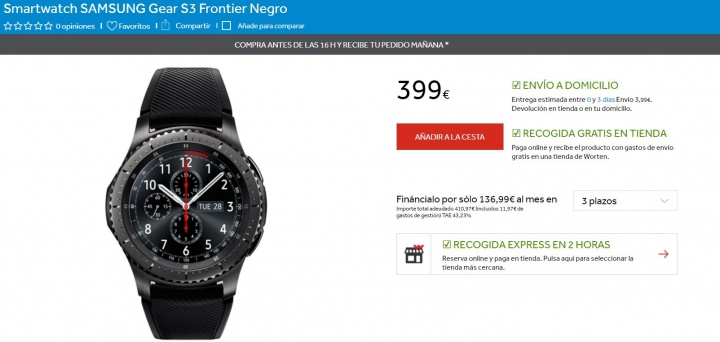 Imagen - D&oacute;nde comprar el Samsung Gear S3