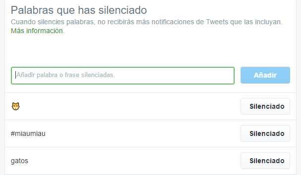 Imagen - Twitter ya permite silenciar palabras