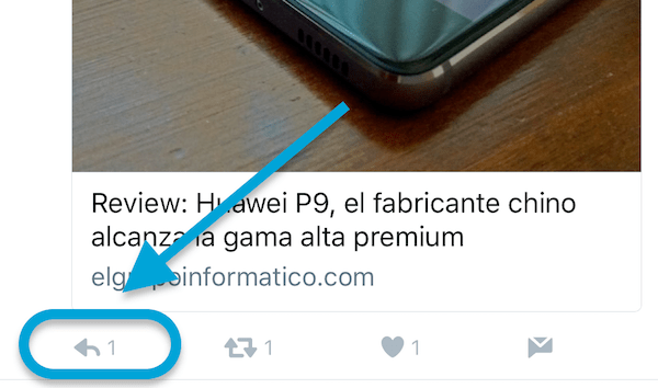 Imagen - Twitter a&ntilde;ade un contador de respuestas
