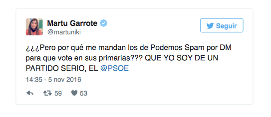 Imagen - Los usuarios de Twitter reciben spam de Podemos