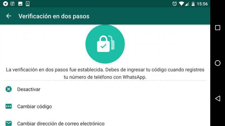 Imagen - WhatsApp beta a&ntilde;ade la verificaci&oacute;n en dos pasos y reproducci&oacute;n de audios en segundo plano