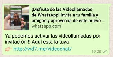 Imagen - Cuidado con las falsas invitaciones a las videollamadas de WhatsApp