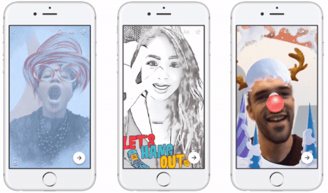 Imagen - Facebook Messenger mejora su c&aacute;mara con m&aacute;scaras, efectos 3D y filtros