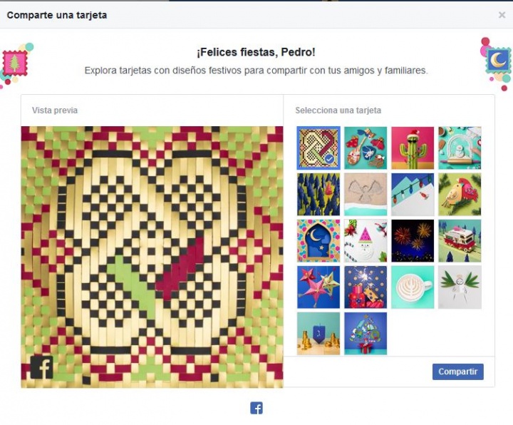 Imagen - Crea tu tarjeta de felicitaci&oacute;n de Navidad en Facebook