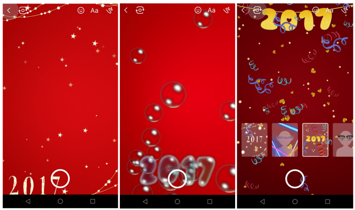 Imagen - Facebook lanza una animaci&oacute;n para la palabra "Feliz A&ntilde;o"