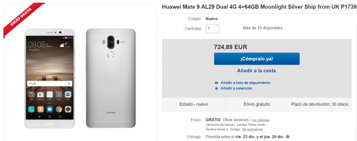 Imagen - D&oacute;nde comprar el Huawei Mate 9