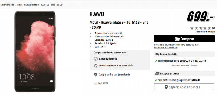 Imagen - D&oacute;nde comprar el Huawei Mate 9