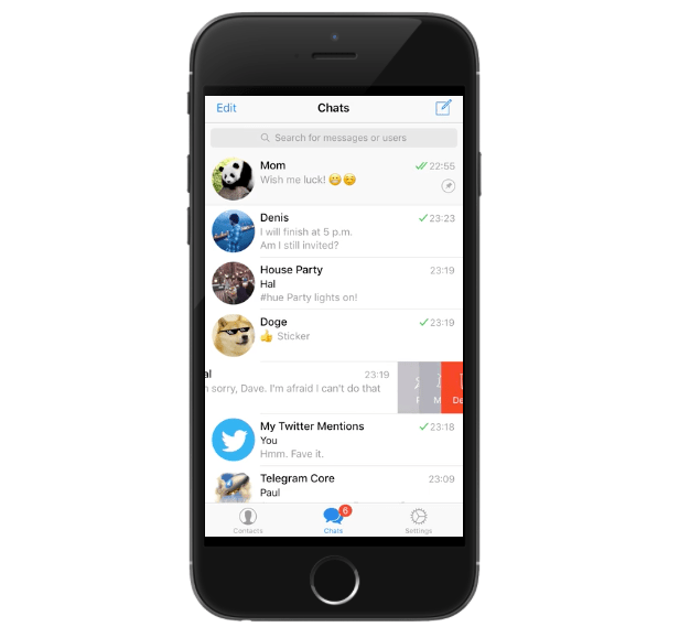 Imagen - Telegram ya permite anclar chats y se integra con IFTTT