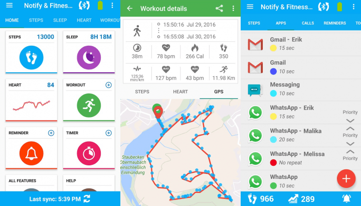 Imagen - Notify &amp; Fitness for Mi Band, amplía las funciones de la Xiaomi Mi Band