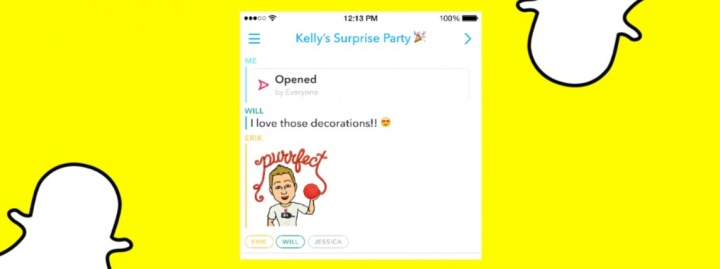 Imagen - Snapchat a&ntilde;ade conversaciones en grupo