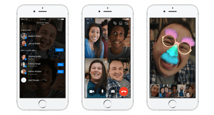 Imagen - Facebook lanza las videollamadas en grupo