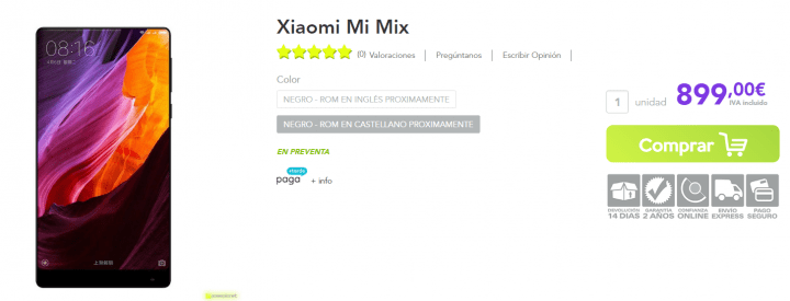 Imagen - D&oacute;nde comprar el Xiaomi Mi Mix