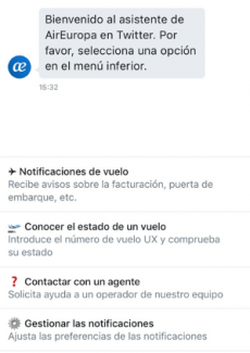 Imagen - Air Europa presta un servicio de interacci&oacute;n con el cliente en Twitter