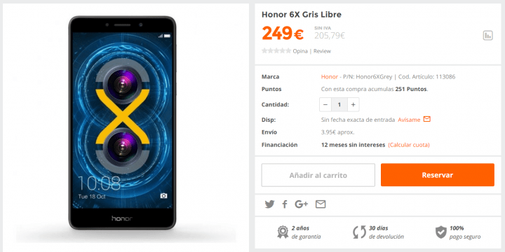 Imagen - D&oacute;nde comprar el Honor 6X