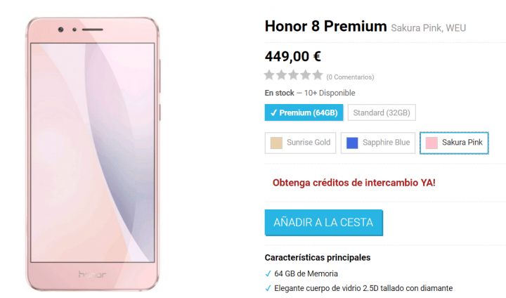 Imagen - D&oacute;nde comprar el Honor 8 Premium