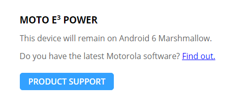Imagen - Moto E3 podr&iacute;a no actualizar a Android Nougat