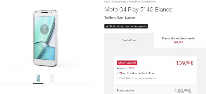 Imagen - 7 tiendas d&oacute;nde comprar el Moto G4 Play