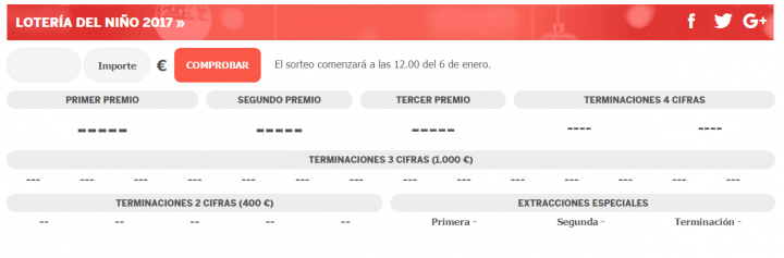 Imagen - C&oacute;mo comprobar la loter&iacute;a del Ni&ntilde;o 2017 por Internet