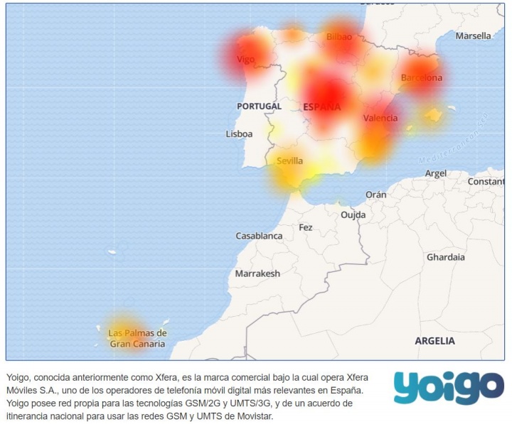Imagen - Los clientes de Yoigo sufren problemas con la red