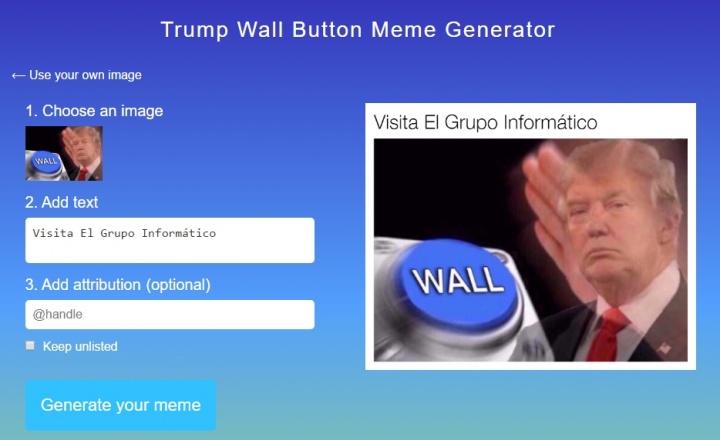 Imagen - Crea tus memes propios de Donald Trump