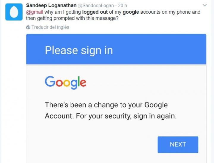 Imagen - Se cierra la sesión de Google en muchos móviles, ¿la tuya?