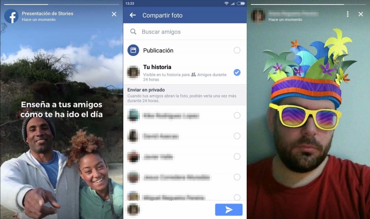 Imagen - Las Historias de Facebook llegan a todos en España