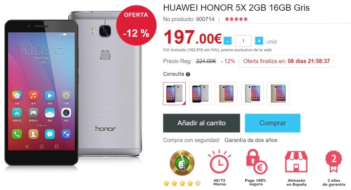 Imagen - D&oacute;nde comprar el Honor 5X