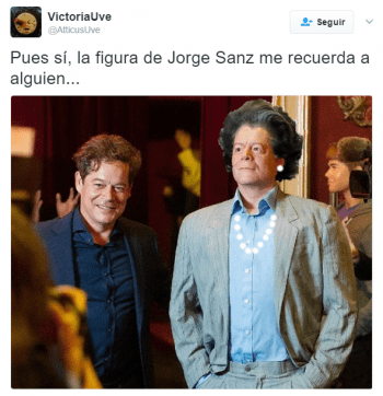 Imagen - La figura de cera de Jorge Sanz se vuelve viral en Twitter