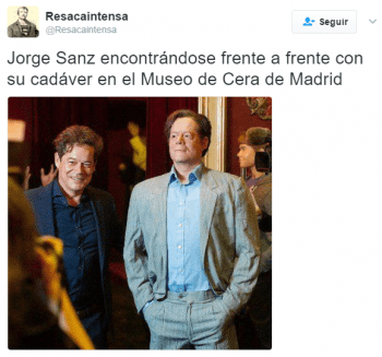 Imagen - La figura de cera de Jorge Sanz se vuelve viral en Twitter