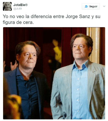 Imagen - La figura de cera de Jorge Sanz se vuelve viral en Twitter
