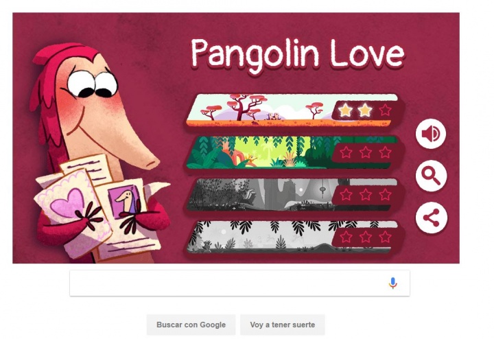 Imagen - Google celebra el D&iacute;a de los Enamorados con un nuevo Doodle