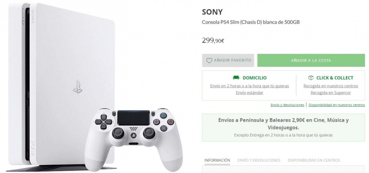 Imagen - D&oacute;nde comprar la PlayStation 4 Slim blanca