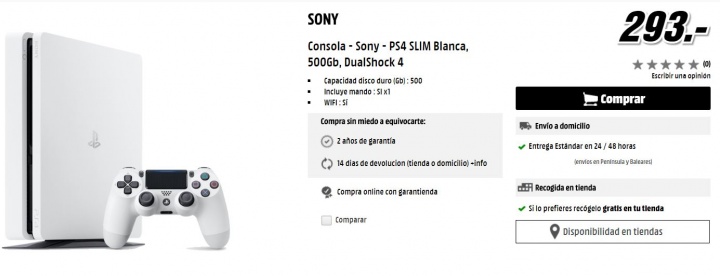 Imagen - D&oacute;nde comprar la PlayStation 4 Slim blanca
