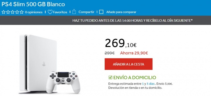 Imagen - D&oacute;nde comprar la PlayStation 4 Slim blanca