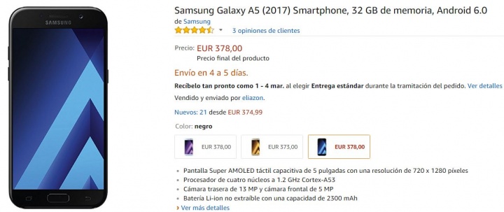 Imagen - 5 tiendas donde comprar el Samsung Galaxy A5 (2017)