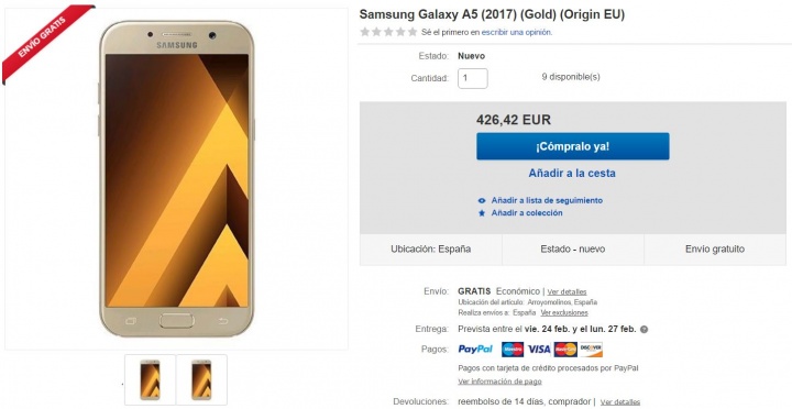Imagen - 5 tiendas donde comprar el Samsung Galaxy A5 (2017)