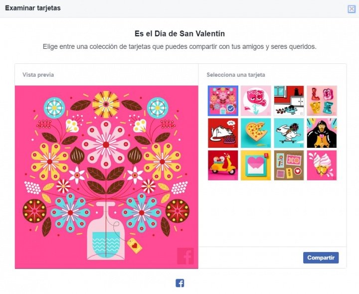 Imagen - Felicita el Día de San Valentín en Facebook a través de una tarjeta personalizada