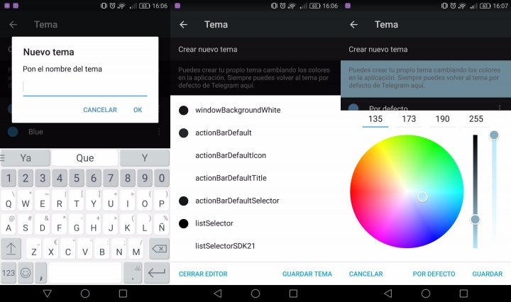 Imagen - Telegram se actualiza y da soporte a temas personalizados y un &quot;dark mode&quot;