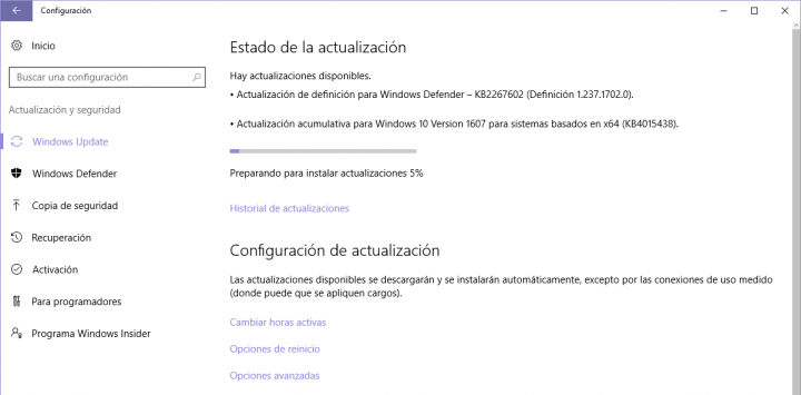 Imagen - La actualización KB4015438 para Windows se demora en instalarse