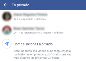 Imagen - Facebook Historias permite compartir contenido multimedia en privado