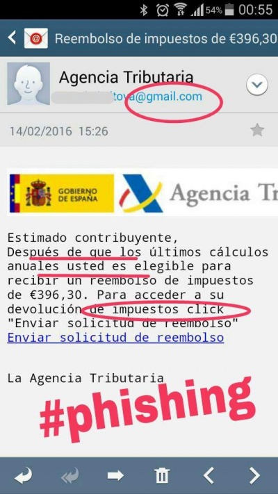Imagen - Cuidado con los falsos correos de Hacienda