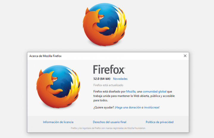 Imagen - Firefox 52 ya est&aacute; disponible para descargar: descubre sus novedades