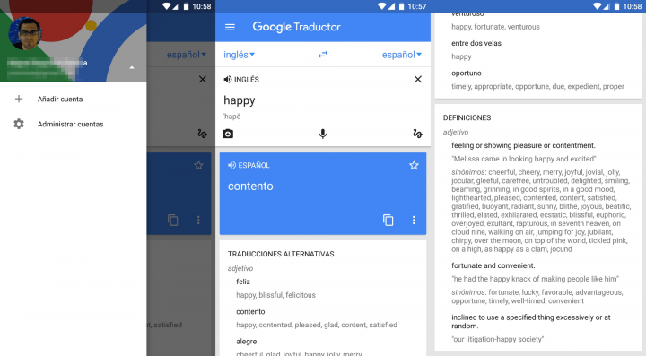 Imagen - Google Traductor ahora también es un diccionario